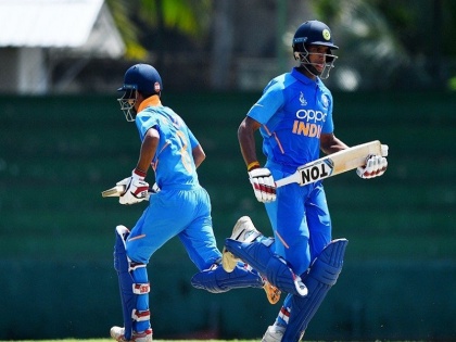India vs Pakistan, U-19 Asia cup 2019: Arjun Azad, Tilak Varma score centuries, as India post 305 runs vs Pakistan | IND vs PAK: दो भारतीय बल्लेबाजों के तूफानी शतक, U-19 एशिया कप में भारत ने पाकिस्तान के खिलाफ खड़ा किया विशाल स्कोर