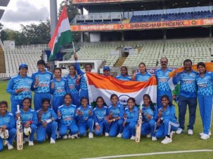 Indian women’s blind cricket team wins gold in IBSA World Games beat Australia in finals pm modi spirit and talent of our sportswomen India beams with pride | IBSA World Games 2023: ऑस्ट्रेलिया को 9 विकेट से हराकर स्वर्ण पर कब्जा, दृष्टिबाधित महिला क्रिकेट टीम ने इतिहास रचा, पीएम मोदी ने दी बधाई