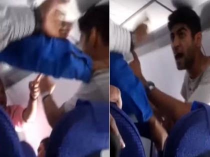 Indigo Delhi to Mumbai flight traveller threaten co-passenger Nobody speaks when I speak viral video | देखें वीडियो: "आप नहीं जानते मैं कौन हूं....", फ्लाइट में सवार शख्स ने दी सहयात्री को धमकी-किया हंगामा, जानें पूरा मामला