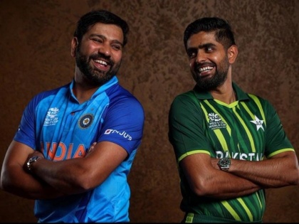 ICC's Rohit Sharma-Babar Azam "Best Friends" Post Goes Viral | टी20 विश्वकप से पहले रोहित शर्मा-बाबर आजम 'बेस्ट फ्रेंड्स' पोस्ट वायरल, देखें वीडियो