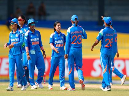 INDW vs SLW: Indian women's team defeated Sri Lanka by 97 runs to win the triangular series | INDW vs SLW: भारतीय महिला टीम ने श्रीलंका को 97 रनों से हराकर जीती त्रिकोणीय सीरीज, मंधाना का शतकीय पारी, स्नेह राणा ने झटके 4 विकेट