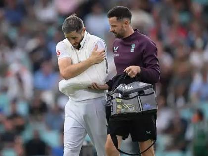 ENG vs IND Test 2025 Injured all-rounder Chris Woakes will be available to bat on the final day of the Anderson-Tendulkar Trophy decider at The Oval | ENG vs IND Test 2025: टेंशन में टीम इंडिया?, 5वें दिन बल्लेबाजी करेंगे चोटिल ऑलराउंडर क्रिस वोक्स