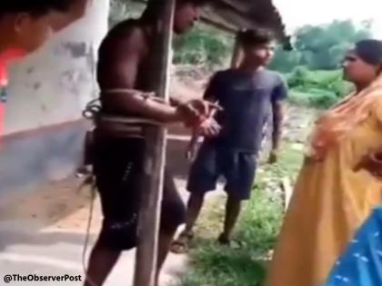 West Bengal Viral Video mob attacked man In Birbhum Over Actions Allegedly Hurting Religious Sentiments | West Bengal Viral Video: भीड़ ने शख्स पर किया हमला, खंभे से बांधकर पीटा; बीरभूम में दिखा भीड़तंत्र का प्रकोप West Bengal Viral Video mob attacked man In Birbhum Over Actions Allegedly Hurting Religious Sentiments | West Bengal Viral Video: भीड़ ने शख्स पर किया हमला, खंभे से बांधकर पीटा; बीरभूम में दिखा भीड़तंत्र का प्रकोप