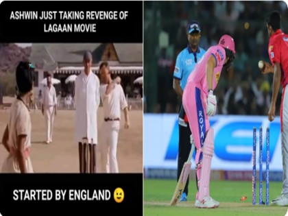 Ashwin takes revenge for Lagaan', 'Mankad' moment from movie goes viral | IPL 2019: 'बटलर को आउट कर अश्विन ने लिया लगान का बदला'