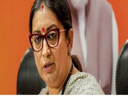 "As long as 'Bhakta' is alive, no one can challenge 'Sanatan'", Smriti Irani targeted Udhayanidhi's statement | "जब तक 'भक्त' जीवित हैं, 'सनातन' को कोई चुनौती नहीं दे सकता है", स्मृति ईरानी ने उदयनिधि के बयान पर साधा निशाना
