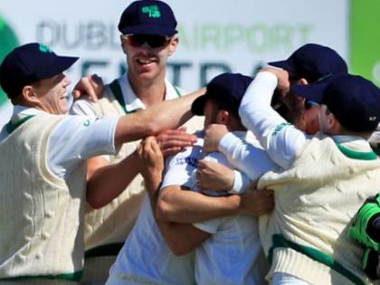 Pakistan scored 268 for 6 on 2nd day of Ireland's inaugural Test in Dublin | आयरलैंड के डेब्यू टेस्ट में लड़खड़ाई पाकिस्तानी बैटिंग, दूसरे दिन गंवाए 6 विकेट