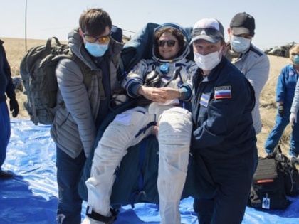 Life, but not as they knew it: ISS crew return to Earth transformed by Covid-19 | ISS crew lands: अंतरिक्ष में बिताए 205 दिन, कज़ाकिस्तान में उतरे आईएसएस के अंतरिक्ष यात्री, कोरोना वायरस महामारी के बीच स्वागत