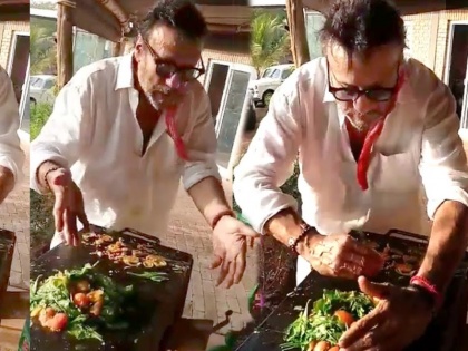 Jackie Shroff cooking video goes viral | Video: भाजी पकाते हुए दिखे जैकी श्रॉफ, कहा- कोयला डालो वरना...