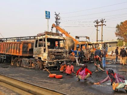 Jaipur Tanker Blast Fire Incident eyewitnesses Jagdish Regar and Sunil Khatik horrifying scene keep scaring you life listen story see video | Jaipur Tanker Blast: वो खौफनाक मंजर ताउम्र डराता रहेगा?, प्रत्यक्षदर्शी जगदीश रेगर और सुनील खटीक की जुबानी सुनिए..., देखें वीडियो Jaipur Tanker Blast Fire Incident eyewitnesses Jagdish Regar and Sunil Khatik horrifying scene keep scaring you life listen story see video | Jaipur Tanker Blast: वो खौफनाक मंजर ताउम्र डराता रहेगा?, प्रत्यक्षदर्शी जगदीश रेगर और सुनील खटीक की जुबानी सुनिए..., देखें वीडियो