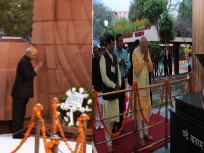 President RamNath Kovind and PM Modi tribute to Jallianwala Bagh massacre | राष्ट्रपति रामनाथ कोविंद और पीएम नरेंद्र मोदी ने जलियांवाला बाग हत्याकांड के शहीदों को श्रद्धांजलि दी