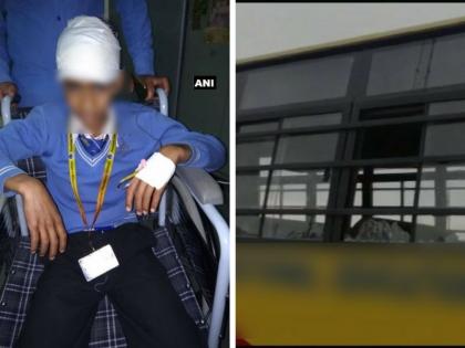Stone pelting on school bus in shopiya , jammu and kashmir, one student seriously injured | जम्मू कश्मीर: शोपियां में स्कूल बस पर पथराव, दूसरी का छात्र गंभीर रूप से घायल
