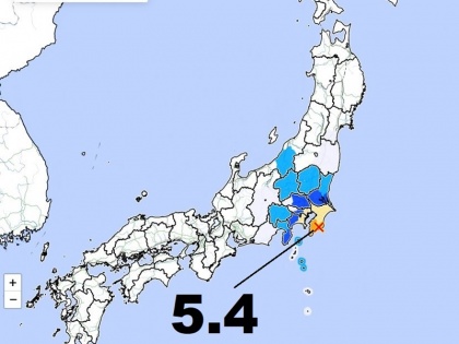 5.4 magnitude earthquake in Japan many people injured some train services were also canceled | जापान में 5.4 तीव्रता का भूकंप, कई लोग घायल, कुछ रेल सेवाओं को भी रद्द किया गया