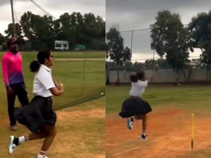 VIDEO young Girl bowling like Jasprit Bumrah then netizens social media said BCCI Should Mentor Her | VIDEO: मिल गई लेडी बुमराह! अब विमेंस क्रिकेट में उड़ेंगी गिल्लियां, सोशल मीडिया यूजर्स ने दी प्रतिक्रिया