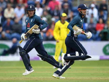 Jason Roy Jos Buttler shines, As England beat Australia by 38 runs in 2nd ODI | जेसन रॉय-बटलर की तूफानी बैटिंग में उड़ा ऑस्ट्रेलिया, इंग्लैंड ने दूसरा वनडे 38 रन से जीता