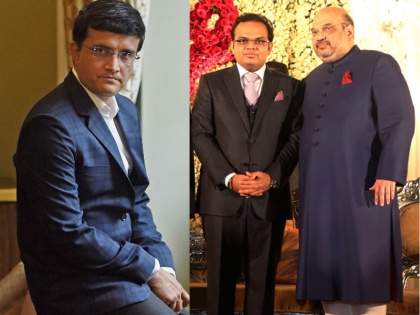 Sourav Ganguly set to become new BCCI President and Amit Shah's Son Jay Shah could be Secretary | सौरव गांगुली होंगे BCCI के नए अध्यक्ष, अमित शाह के बेटे को मिलेगी ये बड़ी जिम्मेदारी