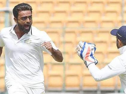 Jaydev Unadkat says sweat and saliva aren’t big requirements in white-ball cricket | पसीना और लार का सफेद गेंद पर पड़ता है कितना असर? खुद जानिए तेज गेंदबाज जयदेव उनादकट से...