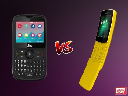 Jio Phone 2 vs Nokia 8110 4G: Price, Features,Specifications, Comparison | Jio Phone 2 बनाम  Nokia 8110 4G:जानें कीमत, स्पेसिफिकेशन में कौन है बेहतर