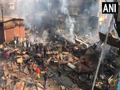 Assam Chowk Bazar caught fire in Jorhat 300 shops destroyed smoke rising from the debris order to prob | असमः खाक हुईं 300 दुकानें, मलबे से उठता धुआँ, जोरहाट में आग के बाद चौक बाजार की तस्वीरों ने बयां किया मंजर, जांच के आदेश