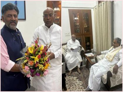 Kharge likely to announce next Karnataka CM tomorrow in Bengaluru | Karnataka CM Decision: बुधवार को बेंगलुरु में कर्नाटक के अगले मुख्यमंत्री की घोषणा कर सकते हैं खड़गे