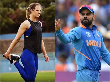 Facing Jasprit Bumrah or bowling to Virat Kohli? Ellyse Perry makes her pick | क्रिकेट सुंदरी एलिसा पैरी की ख्वाहिश, विराट कोहली के खिलाफ करना चाहती हैं बॉलिंग