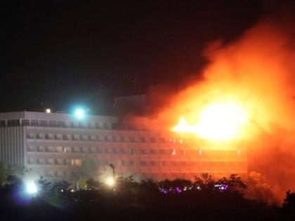 afghanistan terror attack at intercontinental hotel in kabul | काबुल के होटल में आतंकी हमला - दो आतंकी ढेर, 15 लोगों की मौत afghanistan terror attack at intercontinental hotel in kabul | काबुल के होटल में आतंकी हमला - दो आतंकी ढेर, 15 लोगों की मौत