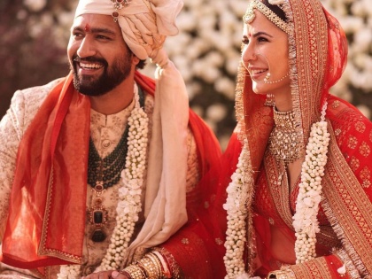 Katrina Kaif-Vicky Kaushal wedding get married in an intimate ceremony in Rajasthan | Katrina Kaif-Vicky Kaushal wedding: कैटरीना कैफ और विक्की कौशल ने की शादी, सामने आई पहली तस्वीर, वायरल