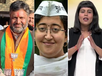 Delhi kalkaji Assembly (vidhan Sabha) election result live update vote counting percentage winner loser party candidate ka taza Samachar Bulletin news in hindi | Delhi Election kalkaji Seat Result: आप की आतिशी मार्लेना 11 हजार वोटों से जीतीं, कहा-काम की राजनीति घृणा की राजनीति से जीत गई