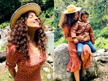 मनालीमध्ये व्हॅकेशन एन्जॉय करतेय कंगना राणौत, कुटुंबासोबत करतेय धमालमस्ती