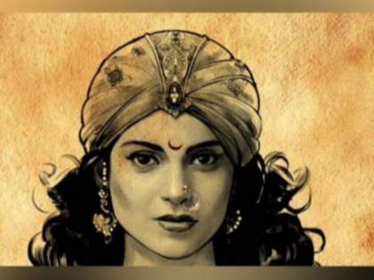 Kangana Ranaut starrer film Manikarnika The Queen Of Jhansi poster out | मणिकर्णिका का पहला पोस्टर हुआ रिलीज, थम जाएगी निगाहें कंगना का लुक देख कर