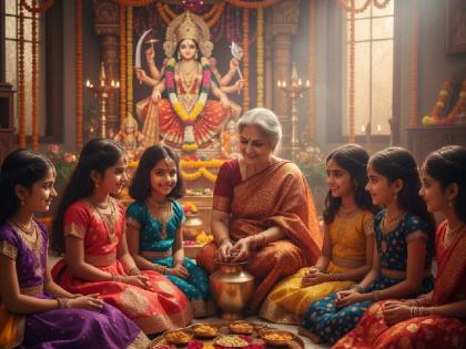 Shardiya Navratri 2025 When should you worship girls Learn about Maha Navami date and auspicious time | Shardiya Navratri 2025: कब करें कन्या पूजन? जानें महा नवमी तिथि और शुभ मुहूर्त