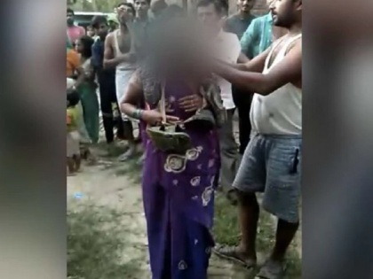 Widow woman an Shamed, Paraded In Kannauj UP Village 2 accused arrested | UP: विधवा महिला और दिव्यांग शख्स का सिर मूंडकर, जूतों की माला पहना घुमाया गया गांव, 2 रिश्तेदार गिरफ्तार