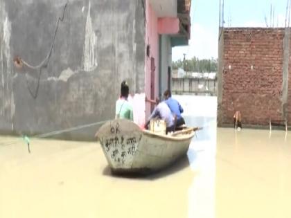 Kanpur: Ganga and pandu river water level rise, many houses drown in water | कानपुर में नदी का जलस्तर बढ़ने से पानी में डूबे लोगों के घर, नाव से आने-जाने की है मजबूरी, देखिए वीडियो
