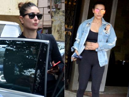 मलाइका अरोड़ा और करीना कपूर जिम सेशन के बाद बोल्ड अंदाज में हुईं स्पॉट