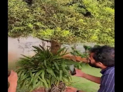 Karnataka: One crore rupees found on tree, Income Tax Department raids Congress candidate's brother's house, watch video | कर्नाटक: पेड़ पर मिले एक करोड़ रुपये! कांग्रेस उम्मीदवार के भाई के घर पर आयकर विभाग का छापा, देखें वीडियो