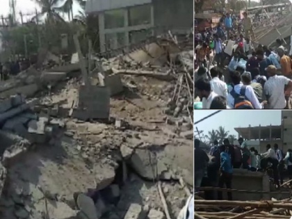 Karnataka under-construction building collapses 1 person dead 6 injured, 40 feared trapped | कर्नाटक: धारवाड़ में निर्माणाधीन इमारत गिरी, एक की मौत, 6 घायल, 40 के दबे होने की आशंका