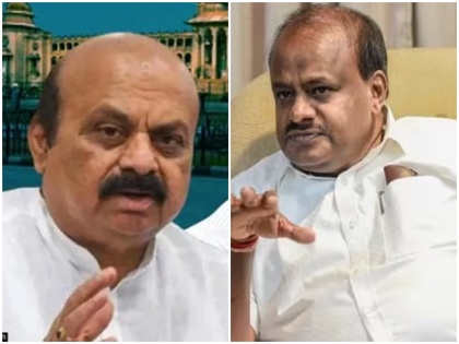 BJP Leaders reached a Taj West End hotel HD Kumaraswamy is already present inside | कर्नाटक चुनावः रुझानों में कांग्रेस की बढ़त के बीच भाजपा नेताओं की बेंगलुरु के ताज होटल में बैठक, जेडीएस नेता कुमारस्वामी भी मौजूद