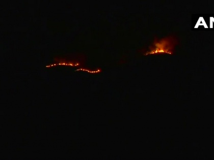 tamilnadu: Photo of fire in the forests of Kuralangani located in theni, rescue operation | तमिलनाडु: तेनी जिले के कुरंगानी के जंगलों में लगी आग की तस्वीर आई सामने, रेस्क्यु ऑपरेशन जारी