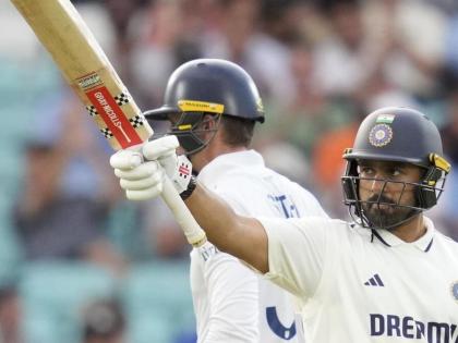 ENG vs IND, 5th Test IND 204 runs 6 wickets overs 64 Karun Nair 98 balls 52 notout runs 7 fours unbeaten fifty helps India stay afloat rain-marred opening day | ENG vs IND, 5th Test: आखिरकार नायर ने खोले धागे, 98 गेंद और नाबाद 52 रन?, भारत ने बनाए 64 ओवर में 204 रन, हाथ में 4 विकेट