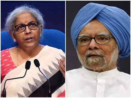 Manmohan Singh criticized PM Modi for the economy Finance Ministersaid he is making India the weakest and causing severe inflation in the country | मोदी सरकार पर मनमोहन सिंह के तीखे हमले से तिलमिलाईं निर्मला सीतारमण, पूर्व पीएम को लेकर कह दी ऐसी बात
