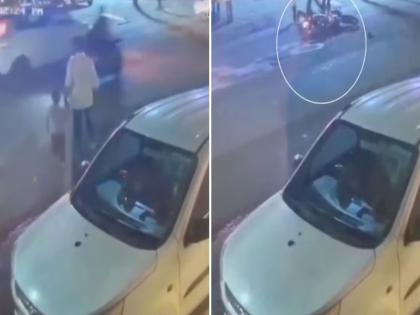 Father Dies After Saving Son From Speeding Bike In Malappuram, CCTV Video Goes Viral | Kerala Road Accident: मलप्पुरम में तेज रफ्तार बाइक से बेटे को बचाने के चक्कर में पिता की मौत, CCTV में कैद हुआ खौफनाक मंजर