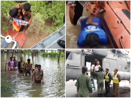 kerala flood: unsung Indian army heroes fight for rain battered, death toll 350 | केरल में 100 साल की सबसे भीषण बाढ़: जान जोखिम में डाल ये फरिश्ते कर रहे हैं मदद, जानकर आपको भी होगा गर्व
