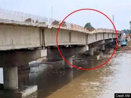 बिहार में एक और पुल धंसा, किशनगंज-अररिया के बीच मेची नदी पर बन रहा था, देखें तस्वीरें