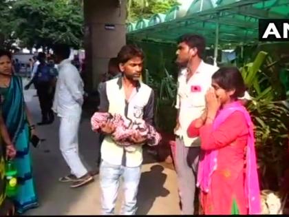 uttar pardesh 3 out of 4 infants allegedly dies in kgmu to one oxygen cylinder connecting all | केजीएमयू विवाद: ऑक्सीजन की कमी के चलते बच्चे की मौत, मां का आरोप- एक सिलिंडर से जोड़ी 4 बच्चों की नली uttar pardesh 3 out of 4 infants allegedly dies in kgmu to one oxygen cylinder connecting all | केजीएमयू विवाद: ऑक्सीजन की कमी के चलते बच्चे की मौत, मां का आरोप- एक सिलिंडर से जोड़ी 4 बच्चों की नली