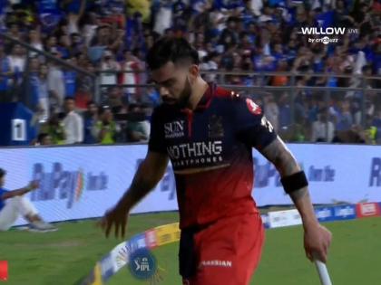 WATCH: विराट कोहली ने आउट होने के बाद गुस्से में क्यों फेंका अपने ग्लव्स, हेलमेट?