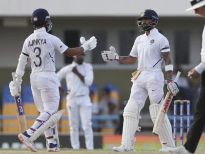 India vs West Indies: Virat Kohli, Ajinkya Rahane surpass Sachin Tendulkar, Sourav Ganguly partnership record | IND vs WI: विराट कोहली-अंजिक्य रहाणे की जोड़ी का कमाल, सचिन-गांगुली को पीछे छोड़ रचा नया इतिहास