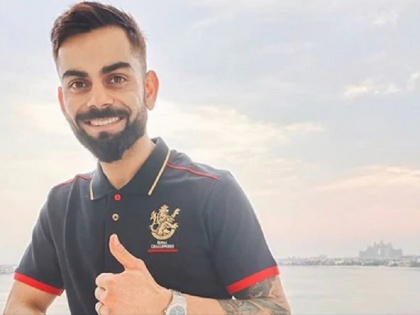 IPL 2020: Hello Dubai, says RCB captain Virat Kohli after reaching UAE | IPL 2020: विराट कोहली सीजन-13 के लिए पहुंचे यूएई, तस्वीर शेयर करते हुए लिखा, 'हैलो दुबई'