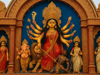 Shardiya Navratri 2025 These Pandals visit in Kolkata during Durga Puja read the full list | Shardiya Navratri 2025: दुर्गा पूजा के दौरान कोलकाता में गजब दिखते हैं ये पंडाल, दोस्त-परिवार संग जरूर करें दर्शन