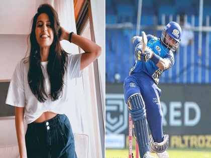Krunal Pandya Smashes 20 Off 4 Balls Against Siddarth Kaul In The 20th Over know here wife reaction | IPL 2020: 500 के स्ट्राइक रेट के साथ हैदराबाद के खिलाफ क्रुणाल पंड्या के बल्ले से बरसे रन, वाइफ पंखुड़ी का रिएक्शन आया सामने