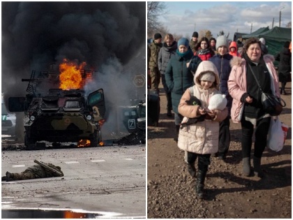 6 5 million displaced in Ukraine after Russian attack Zelensky says Time to talk | रूसी हमले के बाद से यूक्रेन में 65 लाख विस्थापित, 32 लाख ने छोड़े देश, यूक्रेनी राष्ट्रपति ने कहा- यह बात करने का समय है