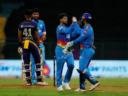 IPL 2022 dc kuldeep yadav 3 over 14 runs 4 wickets nitish rana 34 balls 3 fours 4 sixes 57 runs | IPL 2022: कुलदीप का कमाल, 3 ओवर, 14 रन और 4 विकेट, नितीश राणा ने केकेआर की लाज बचाई